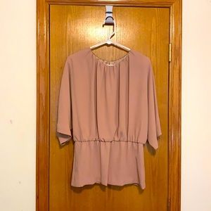 Dusty pink top by Trina Turk